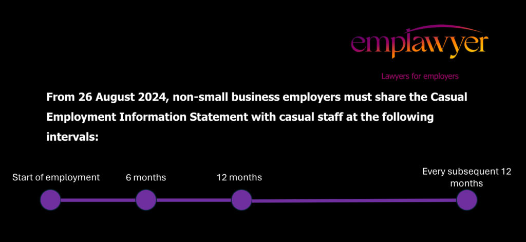 Casual Information Employment Statement Infographic